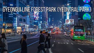 [8K Seoul] Gyeongui Line Forest Park (Yeontral Park) (경의선숲길 (연트럴파크))