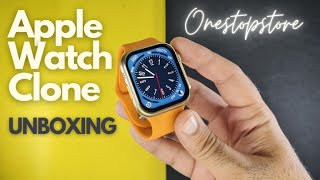 WS8 Ultra Smartwatch Unboxing | Series 8 Ultra Clone | Apple Watch Ultra Review | Onestopstore