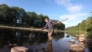 Barbel Fishing. River Wye. June 16th