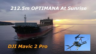 212.5m OPTIMANA At Sunrise Inbound to Lisahally - DJI Mavic 2 Pro