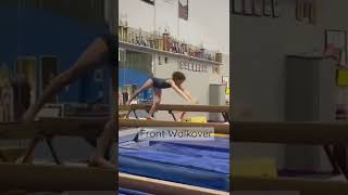 Beam Work | Front Walkover | Gymnastics