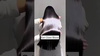 GET GLASS SHINE!!! GET LONG HAIR!!! #haircare #hair #shorts #viral #shortsfeed #ytshorts