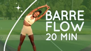 20 MIN BARRE FLOW ✨ DAY 23 ~ 24 DAYS of BARRE