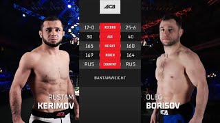 Рустам Керимов vs. Олег Борисов 2 | Rustam Kerimov vs. Oleg Borisov 2 | ACA 154