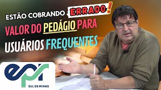 Erros na cobrança do pedágio na praça em Borda da Mata |  Entrevista com Dr. Evandro