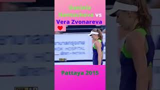 Daniela Hantuchova vs Vera Zvonareva Pattaya 2015 #Shorts