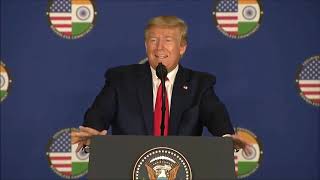 President Trump holds press conference after concluding India visit (25 Feb. 20)