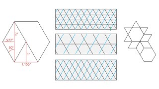 Cutting Glass Equilateral Triangles, Hexagons, and Diamonds with the Versaguide