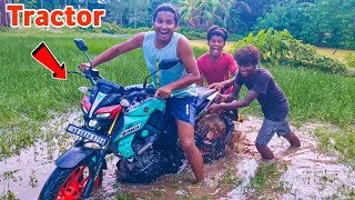 MT-15 Vs Mud 🔥 MT 15 ko Tractor🚜 Banaa Diya 😱 Yamaha MT 15