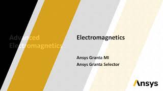 Electromagnetics Advanced Materials Data