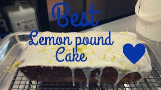 How to make Best lemon pound cake ( loaf)Easy recipe.