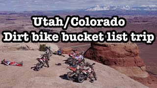 Utah/Colorado - Bucket list dirt bike trip 2019 in 4K