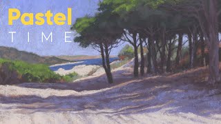 Beach Sand Dunes in Soft Pastel - Narrated Timelapse