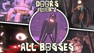 Doors Floor 2 All Bosses & cutscenes! (Pre-nerf)