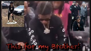 BIG SCARR LIL BROTHER SHOT A VIDEO AT HIS FUNERAL DISSES GUCCI WITH 1017 CHAINS 😳