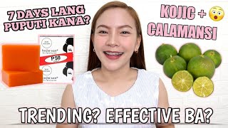 PAANO PUMUTI GAMIT ANG CALAMANSI at KOJIC SOAP | KOJIC + CALAMANSI