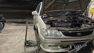 Pemasangan per custome pada Toyota Soluna Gli Mt | BERKAH PER CILEUNGSI