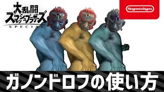 【スマブラSP】ガノンドロフの使い方 3