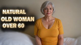 Natural Older Women OVER 60🤩 Fashion Tips Review Part 15 #over60 #naturalwoman