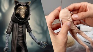 Making Up My Own Nightmare Character - Meet "The False Guide" | Polymer Clay Sculpture with a Story