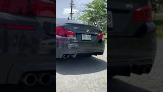 Insane F10 M5 exhaust Sound!