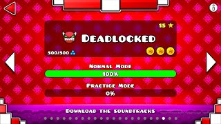 (Demon 15★) Geometry Dash - Level 20 - Deadlocked - by RobTop - All Coins