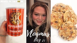 VLOGMAS DAY 21! RUN ERRANDS WITH ME AND BAKING COOKIES!