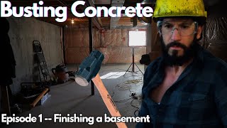 Basement Renovation Day 1: DEMOLITION!