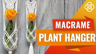 Easy Macrame Plant Hanger | Macrame DIY | Macrame Plant Hanger Tutorial