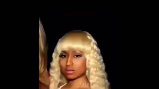 Nicki Minaj blank stare