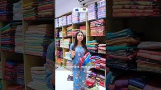 Wholesale Cotton & Silk Saree - इससे सस्ती सिल्क साड़िया कही नहीं मिलेगी | Ishita House Saree #shorts