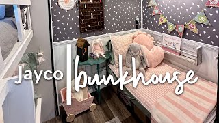 Come see our Jayco North Point Bunk house/kids room.  How do we RV life with 3 kids!?