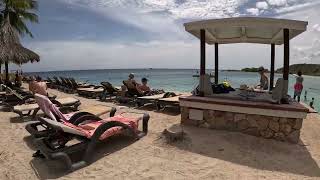 Jan Thiel Zanzibar Beach and Restaurant Curacao Walkthrough in 4K