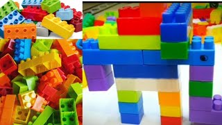 Building Blocks||How to make an Elephant with Block Building||  بلڈنگ بلاک سے ہاتھی کیسے بنتا ہے