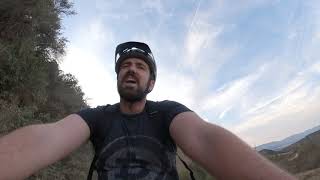 E-Bike Over Santa Monica Mountains VS Tesla On 405