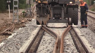 Капитальный ремонт ж.д. часть 7/8 - Замена инвентарных рельсов / Track repair 7/8 - Changing rails