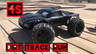 TEKNO MT410 - Dirt Track Run