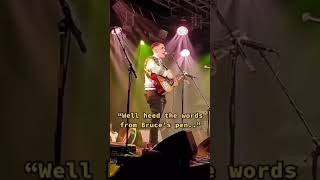 Performing Scottish independence song “The Declaration of Arbroath” at the Liquid Rooms in Edinburgh