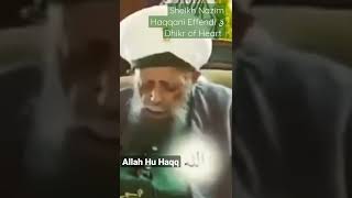 ALLAH HU ALLAH HAQQ - Sultan Al Awliyaa Sheikh Nazim Adil Al Haqqani Naqshbandi Dhikr - #shorts