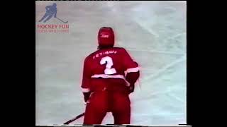 Трудное начало победного матча! World Champs 1983.05.02 USSR-Canada 1 per