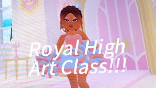 The new Royal High art class came out!?