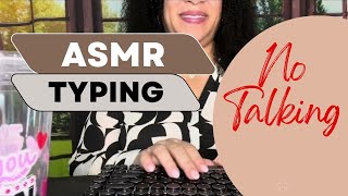 ASMR Rapid Loud Keyboard Typing, no talking