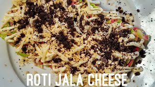 Roti Jala Cheese (Net Pancake topped with White Chocolate, Cheese, Nestum and Oreo Crumbs)