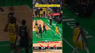 CELTICS win in game2 vs Pacers #shorts #highlights