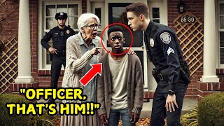 Kind Black Boy Helps Old Woman Fix Her TV. Next Day, She Brings Police to His Door...