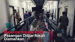 Razia pasangan diluar nikah didalam kamar kost