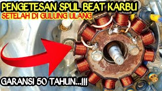 TEST SPUL STATOR BEAT KARBU SETELAH DI GULUNG ULANG