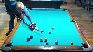 82 ball Straight Pool Run, 2.5x speed, no sound