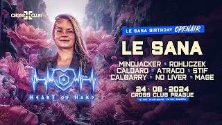 AMAZING TRANCE Live @ Le Sana B-Day, Heart of Hard (Open Air), Cross Club Prague 24. 08. 2024