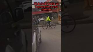 Ciclista no respeta las normas de tránsito 😲👀 #tiktok #fly #viral #lovestatus